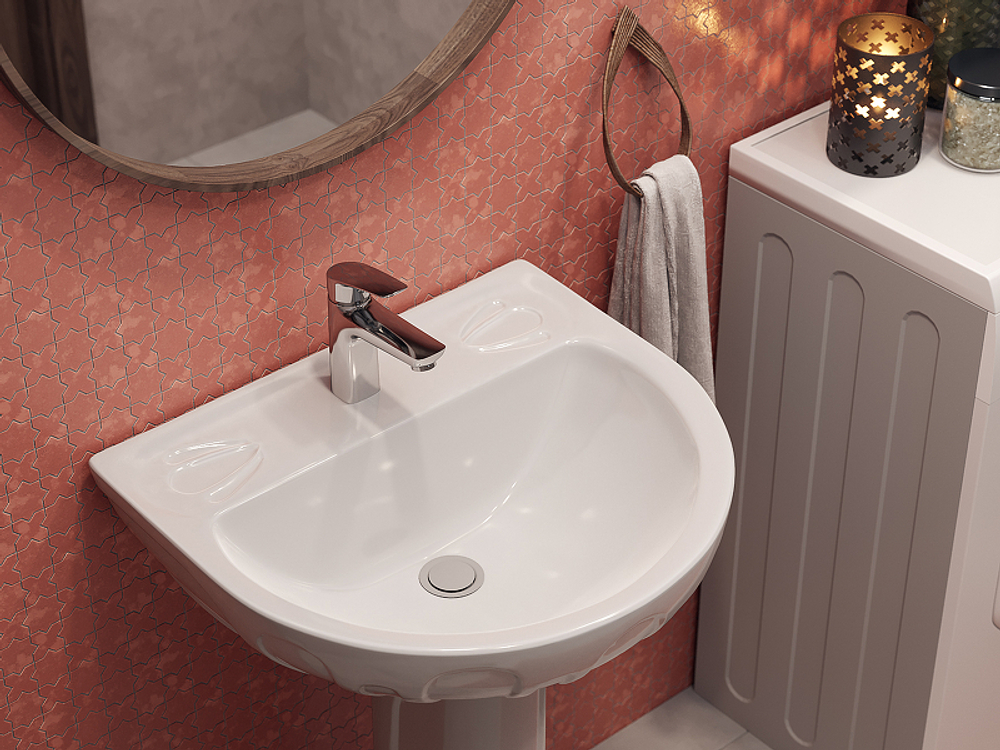 УМЫВАЛЬНИК SANTERI ЛОТОС БЕЛЫЙ 15094