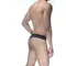 Мужские трусы стринги фиолетовые блестящие Don Moris DM102147