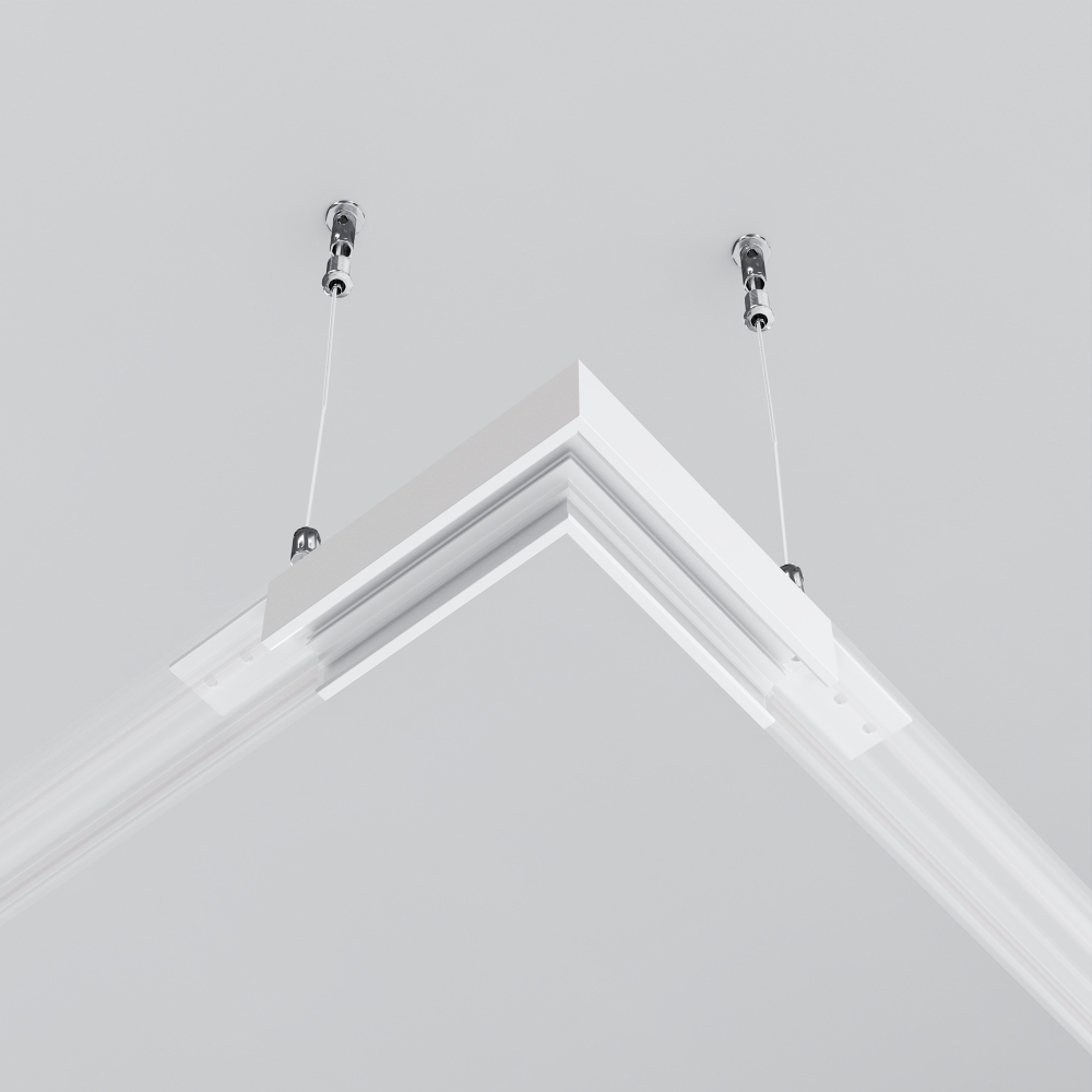 Коннектор угловой накладной низкопрофильный Maytoni Exility TRAM034CL-41W