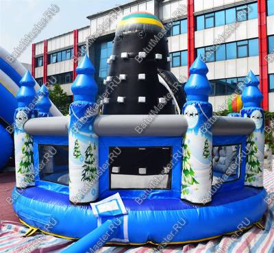 Надувной скалодром  "Пингвин" 5*5*4 м