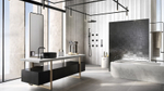 Штанга Gessi 316, настенная, h828 мм, цвет Matte Black