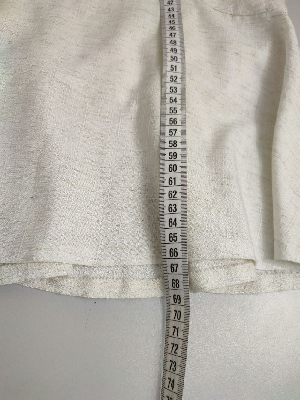 Юбка летняя льняная 48 размер
