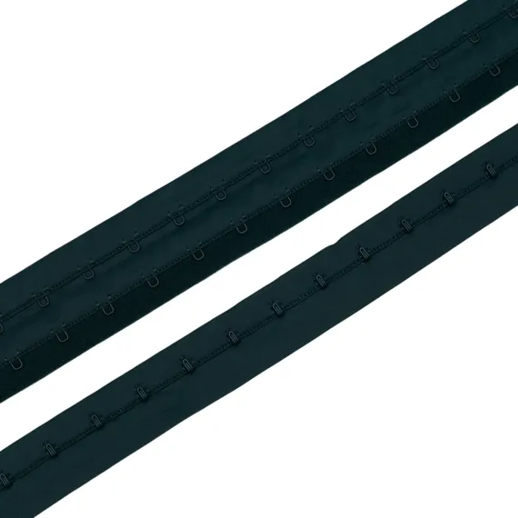 Крючки на ленте двухрядные изумруд