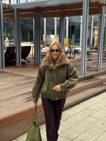 Парка оливковый