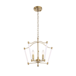 SL1406.303.03 Люстра подвесная ST-Luce Латунь/Прозрачный E14*3 40W РЕГАЛИЯ