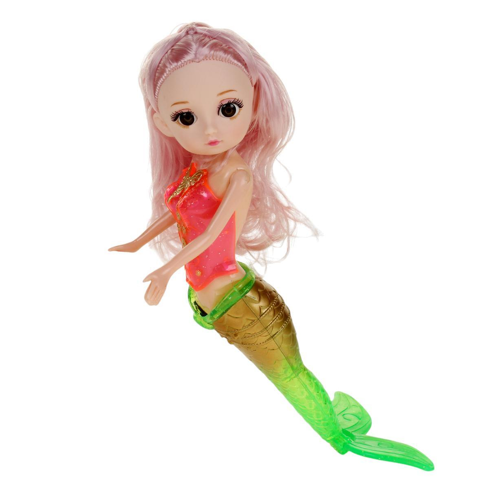 Кукла тип Модница Русалка с аксесс. 26см, пакет LE566-1F