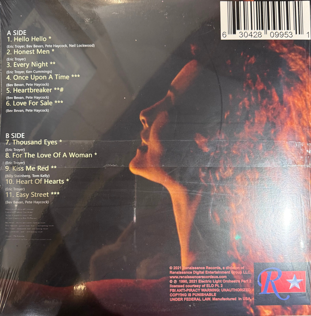 Виниловая пластинка Electric Light Orchestra Part II – Electric Light Orchestra Part II Clear LP