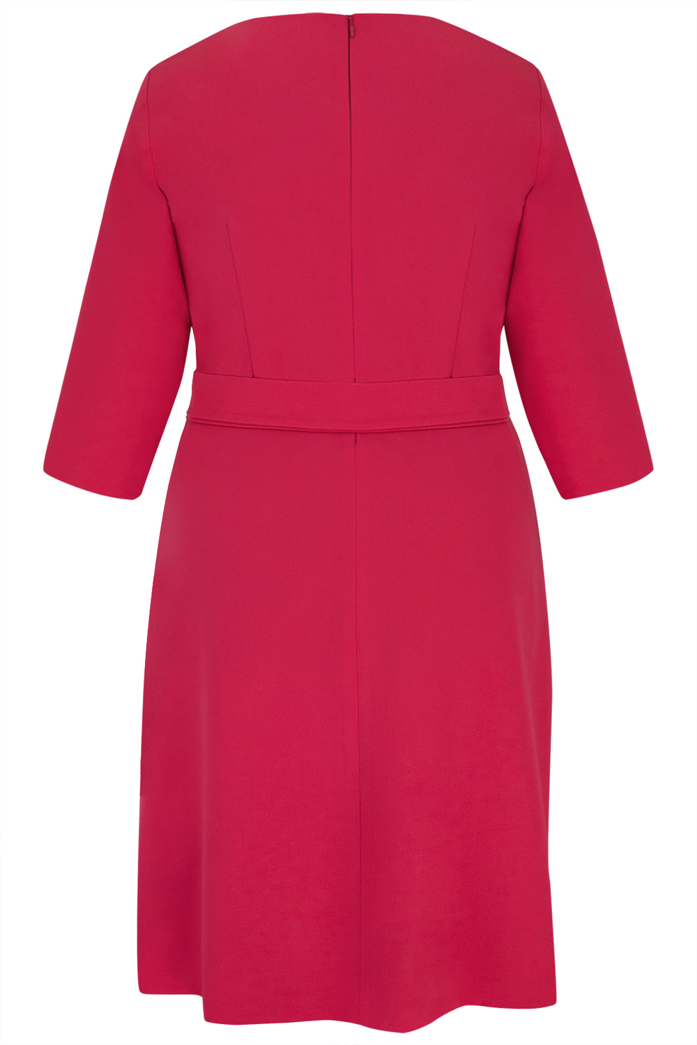 Повседневное платье 1398А, красный #175Кв051398А