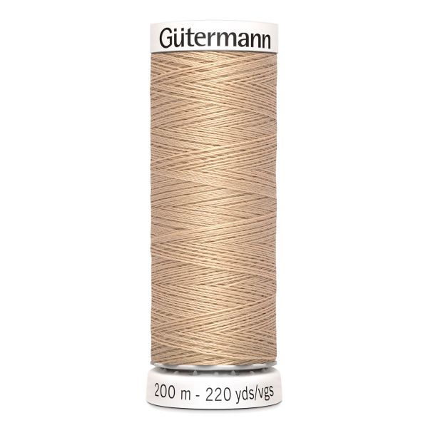 Нитки универсальные Gutermann Sew-all 100 (200 метров), 5 кат. | 170 кэмел