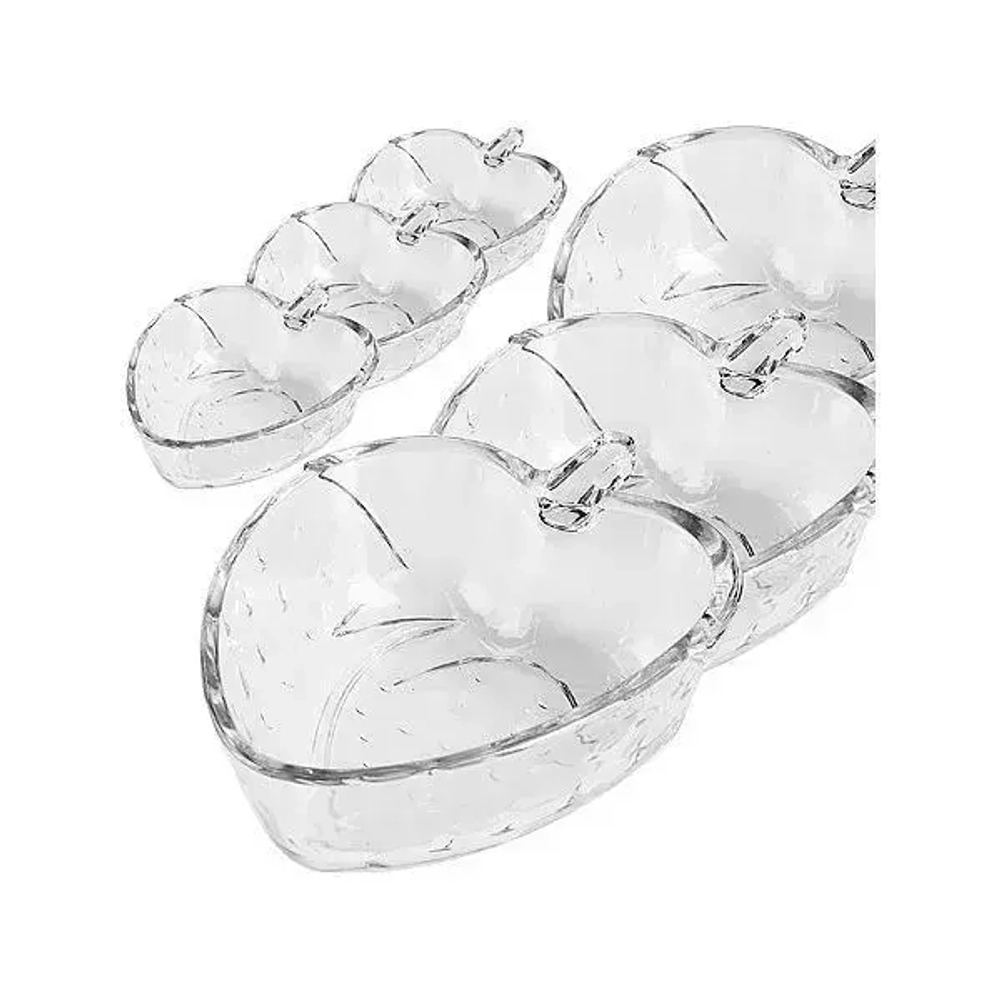 Набор 6 салатников Клубника 13х4 см в подарочной упаковке