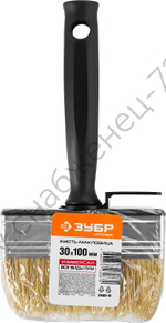 ЗУБР 3 х 10 см, светлая натуральная щетина, пластмассовый корпус, Макловица, ОПТИМА (01802-10)