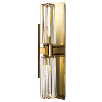 Настенный светильник Е14 Magdolina AP2 Bronze/Transparente бронза Crystal Lux