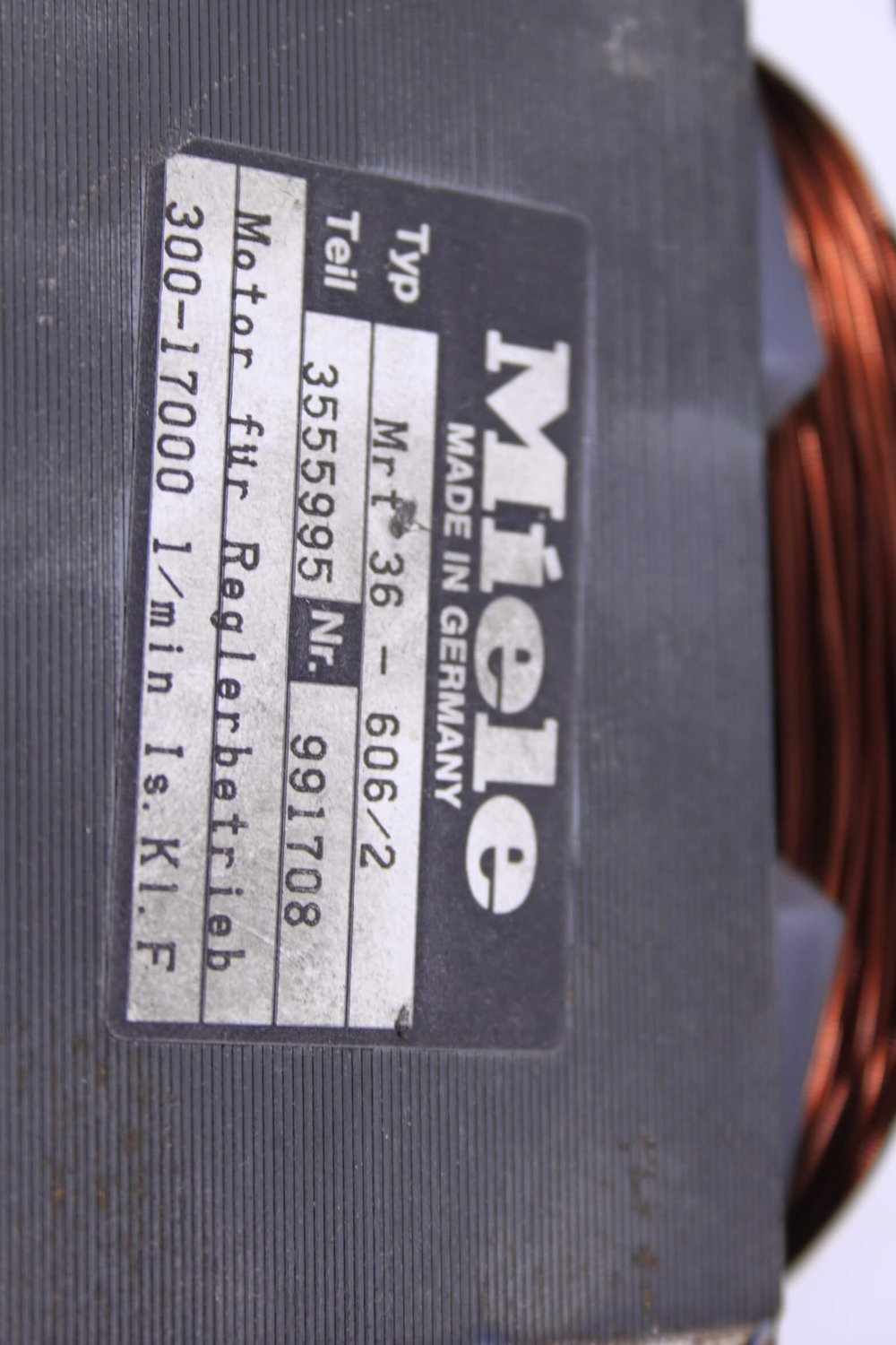 Двигатель(мотор) Mrt36-606/2 стиральной машины Miele 3555995