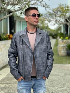 Мужская куртка из крокодила Billionaire JT-129