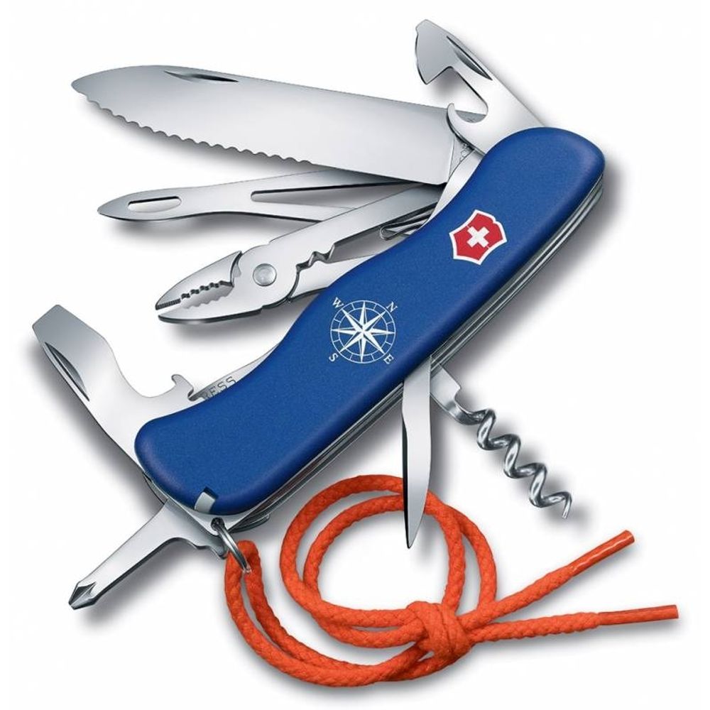 Нож перочинный Victorinox SKIPPER 111мм 18функц синий (0.8593.2W)