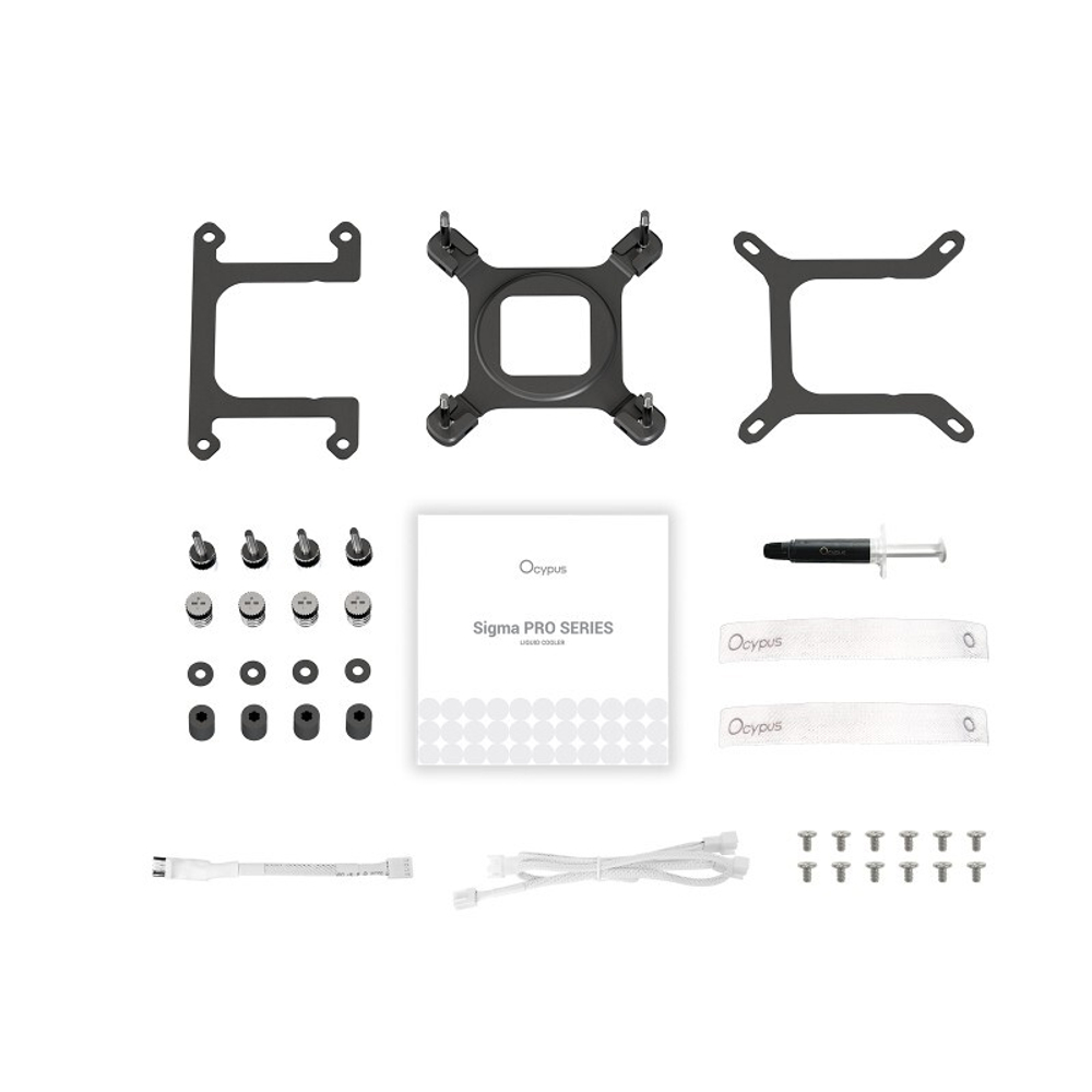 Система водяного охлаждения Ocypus Sigma L36 PRO WH, 360mm, LCD Pump