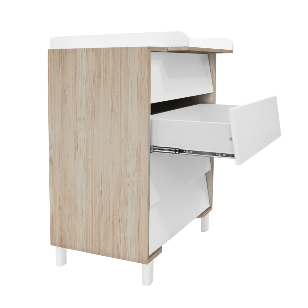 Пеленальный комод Sweet Baby Dante Белый/натуральный