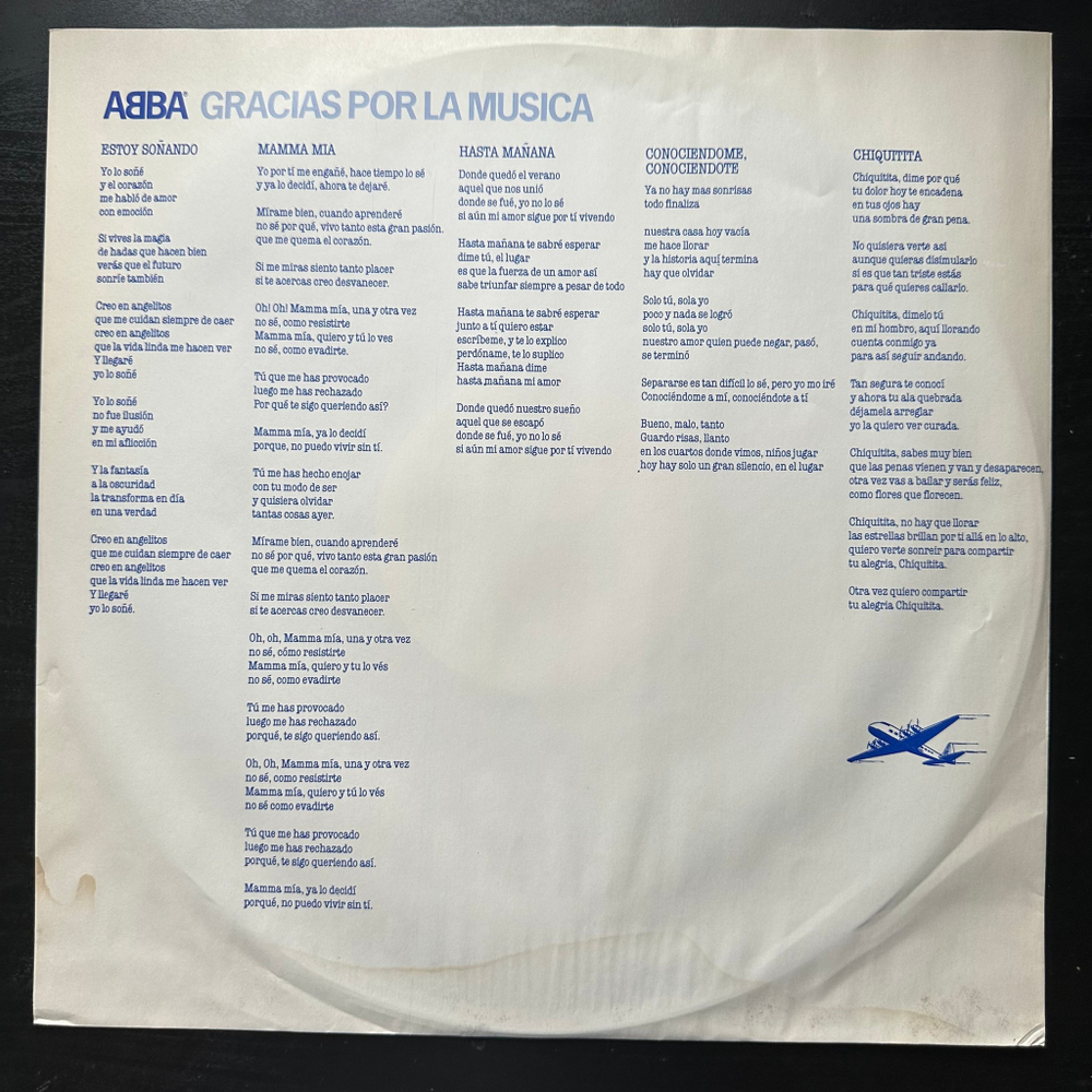 ABBA - Gracias Por La Musica (Швеция 1980г.)