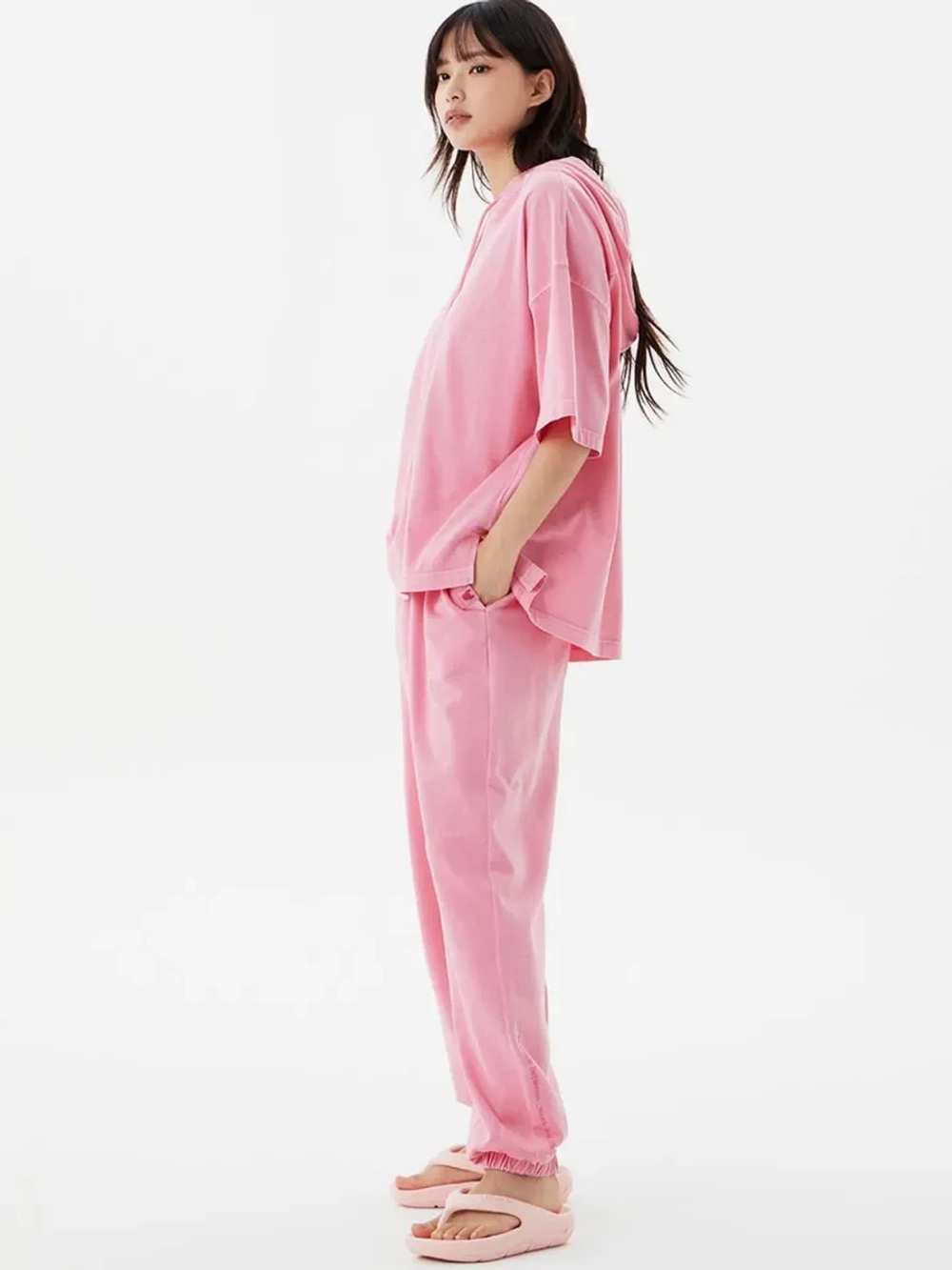 Пигментные брюки с логотипом ladok