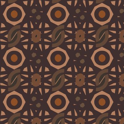 Коричневый орнамент