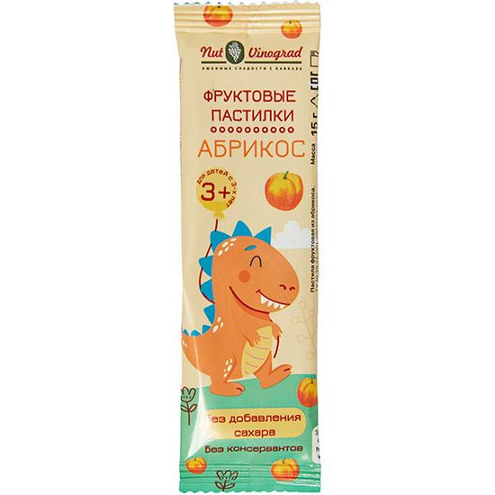 Пастила Динозавр Абрикос 15 г