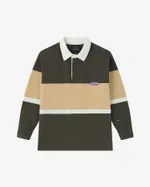 Лонгслив Ymkashix Rugby коричневый/песочный