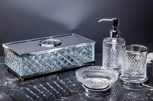 Boheme Мыльница ХРОМ Crystal Luxury Options