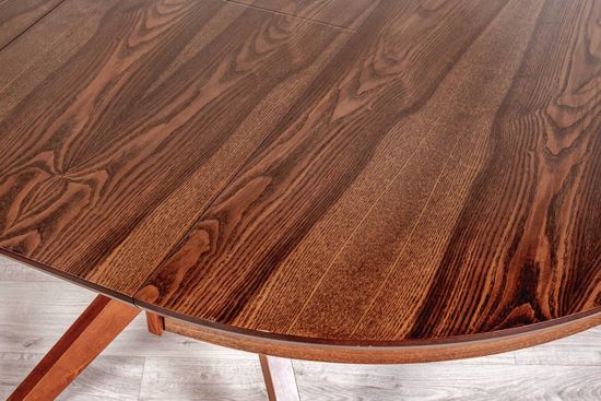 Стол VERONA 1100 CV с круглой столешницей, шпон американский орех