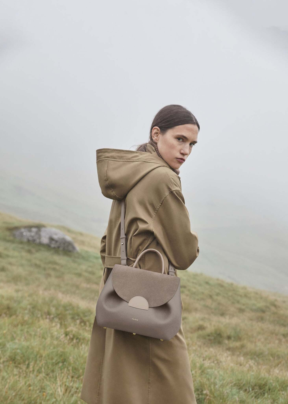 Сумка Polene Numéro Un EDITION TRIO GREY