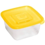 Контейнер пластиковый пищевой «Унико» 0,45л квадратный С208