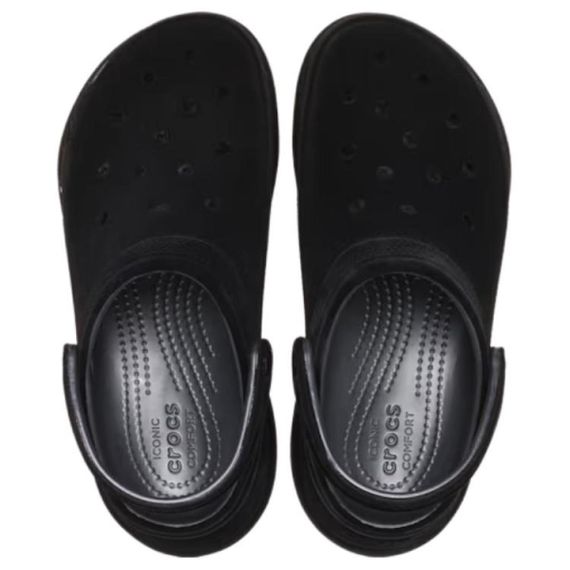 Crocs Bae Clog Velvet 'Black'
