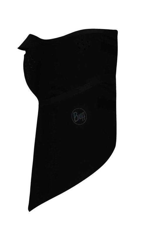Непродуваемая бандана-шарф Buff Bandana Windproof Solid Black Фото 1