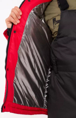 Зимний мужской костюм-поплавок ONERUS "Фишер -45" (Таслан) Красный/Черный