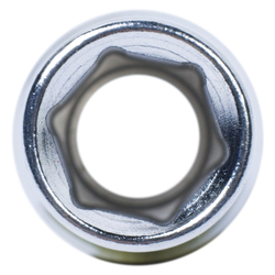 KING TONY (233507M) Головка торцевая стандартная шестигранная 1/4", 7 мм