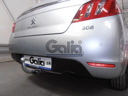 Фаркоп оцинкованный Galia P043A для Peugeot 508 седан 2011-(паспорт и сертификат в комплекте)(без электрики)