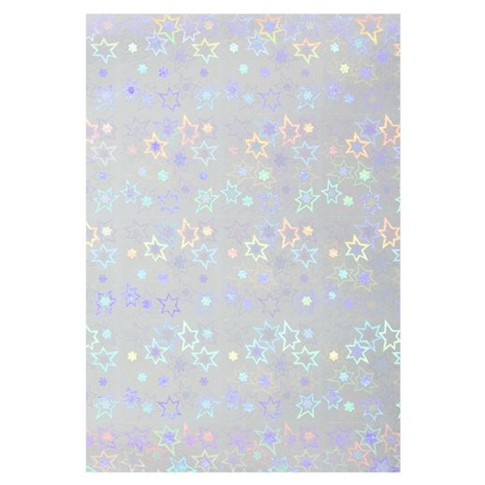 Картон цветной Апплика, А4, голографический, фольгинированный, 5 листов, 5 цветов, картонная папка, "Лев"