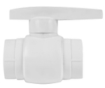 Кран полипропиленовый шаровый стандартнопроходной PN25 d32мм