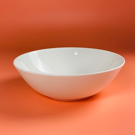 Lenardi 305-164 Салатник 23,5х7,5см РОМАНО в под.уп.(х18)Фарфор