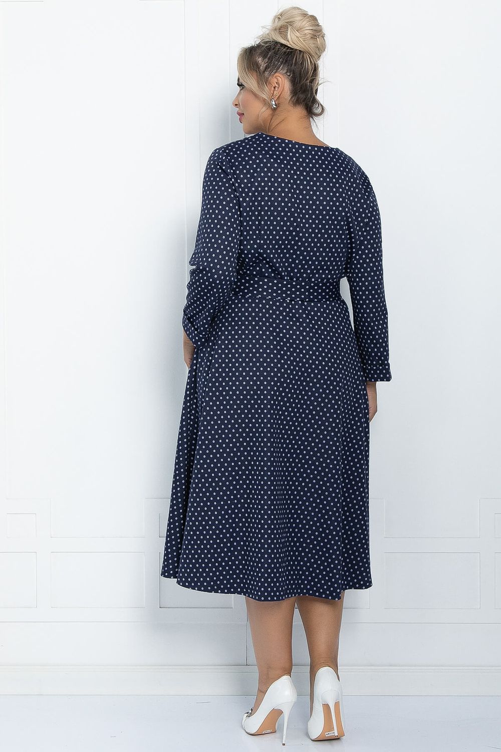 Платье Осенняя история (синее) П11227 LT Collection