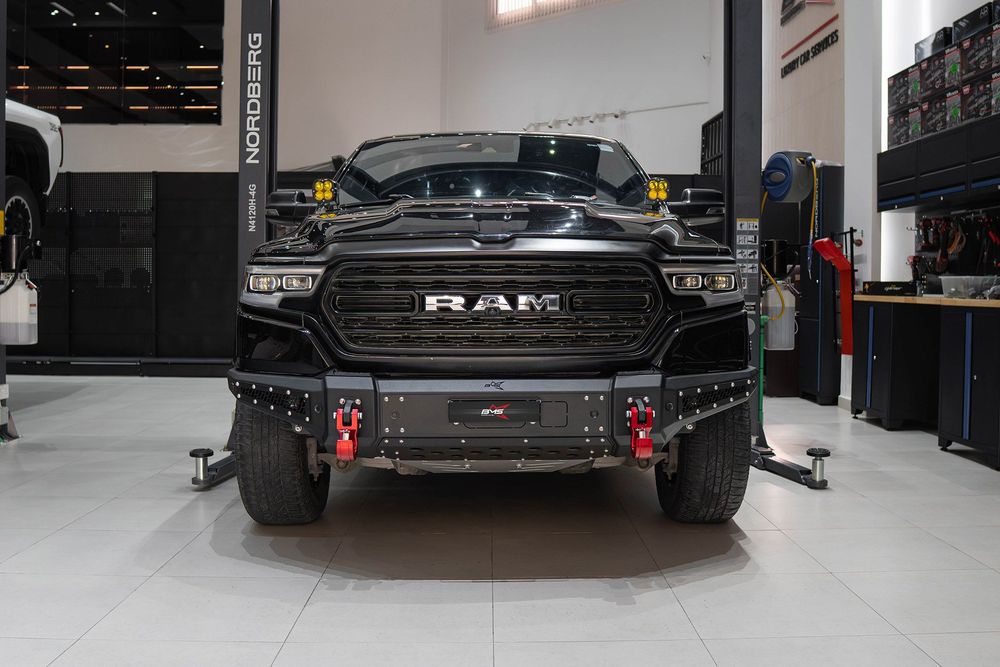 Бампер силовой передний BMS PRO-Line для Додж Рам 1500 2019-2024