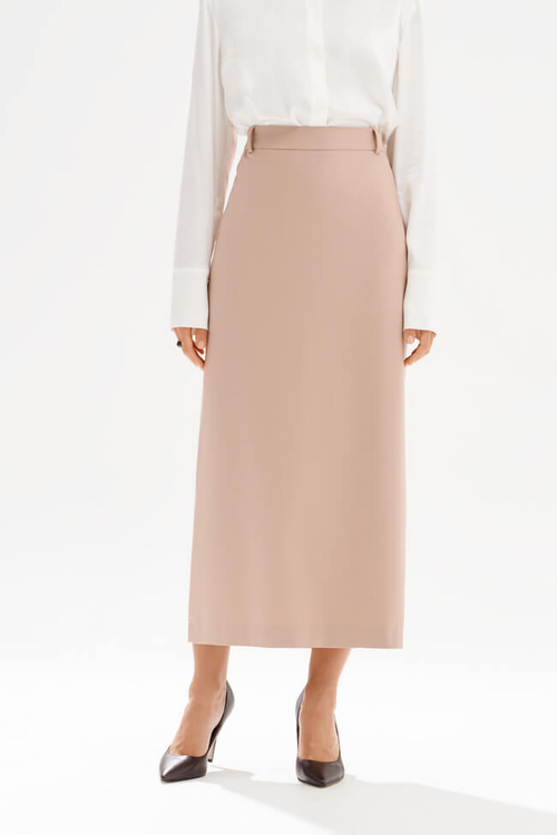 4945 Юбка женская (капучино)