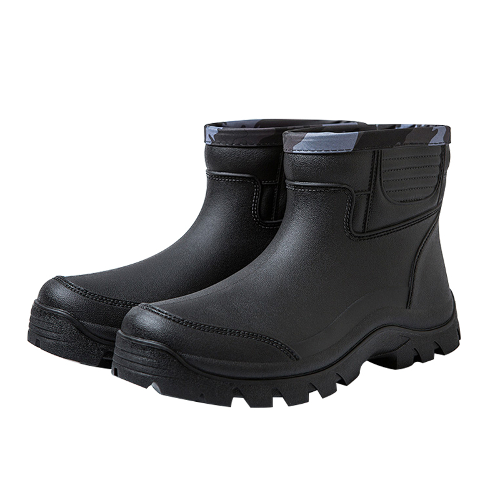 ENGMARSS Rain Boots Unisex Black
