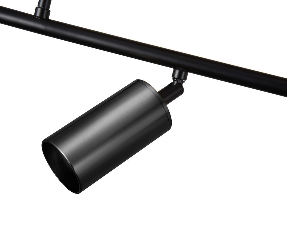 Люстра Кайко черный w120*15 h70 GU10 5*10W
