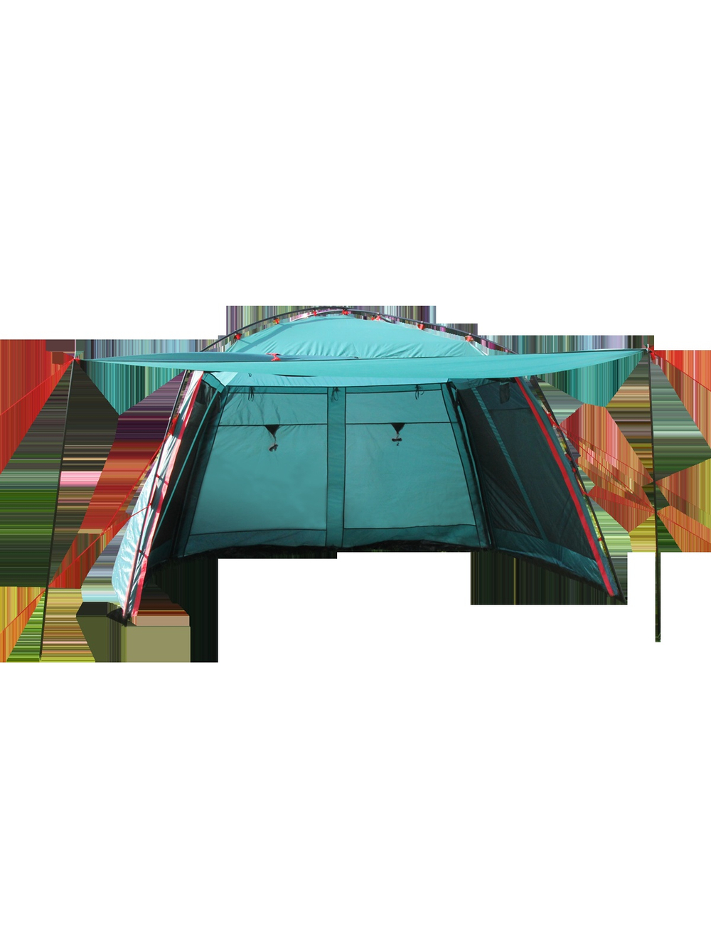 Шатер-палатка BTrace Camp (Зеленый/красный)