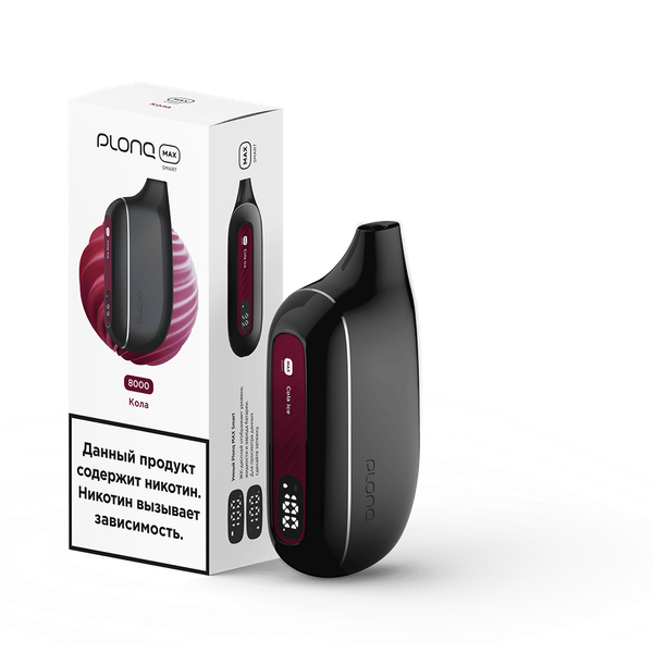 Купить Одноразовый Pod Plonq Max Smart - Кола (8000 затяжек)