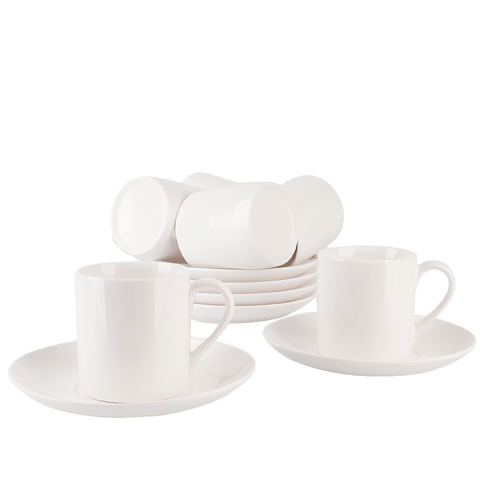 Набор кофейный 12пр. "Notele" (6 персон) v=120мл (фарфор) (транспортная упаковка)