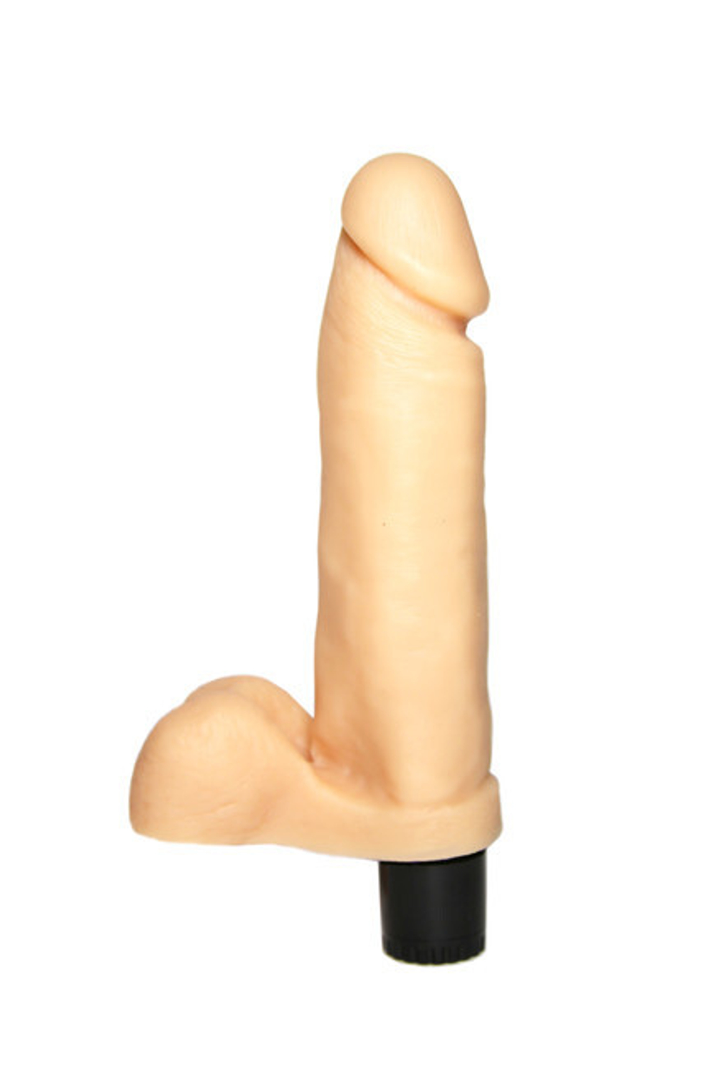Фаллоимитатор с вибрацией 18,5 см (Цвет: телесный)