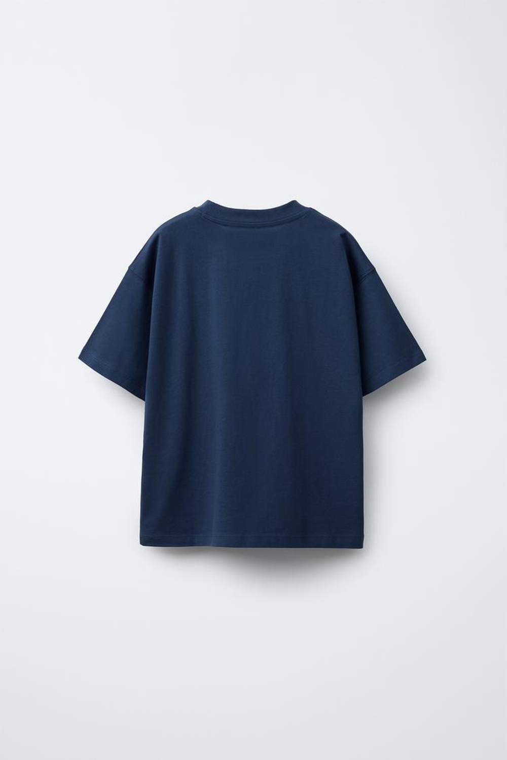 ZARA НАБОР ИЗ ДВУХ ОДНОТОННЫХ ФУТБОЛОК И В ПОЛОСКУ, НЕБЕСНО-ГОЛУБОЙ