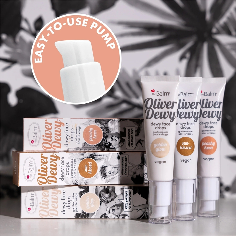 theBalm Oliver Dewy Face Drops - жидкий отбеливатель, 28 ml