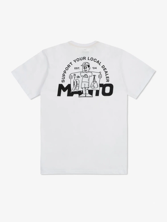 Футболка MANTO DEALER белая